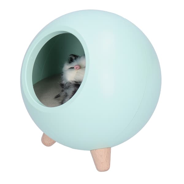 Pet House Night Light, Green, USB Charging, Desk Atmosphere Lamp, Warm Light
