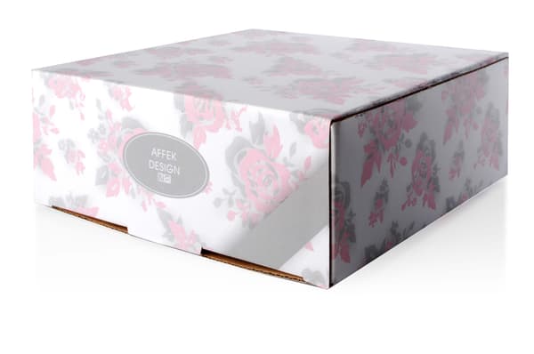 Kulho Posliini Affek Design Rose2 16 cm Valkoinen 1 kpl