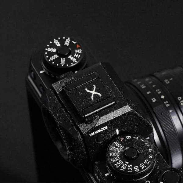 Velegnet til Fuji X-t4 X-t3 Hot Shoe Indbygget Hot Shoe Sort