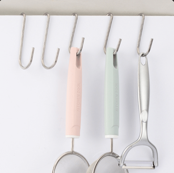 20-pack 5,8 cm Tunga S-formade Hängande Krokar för Kök, Badrum