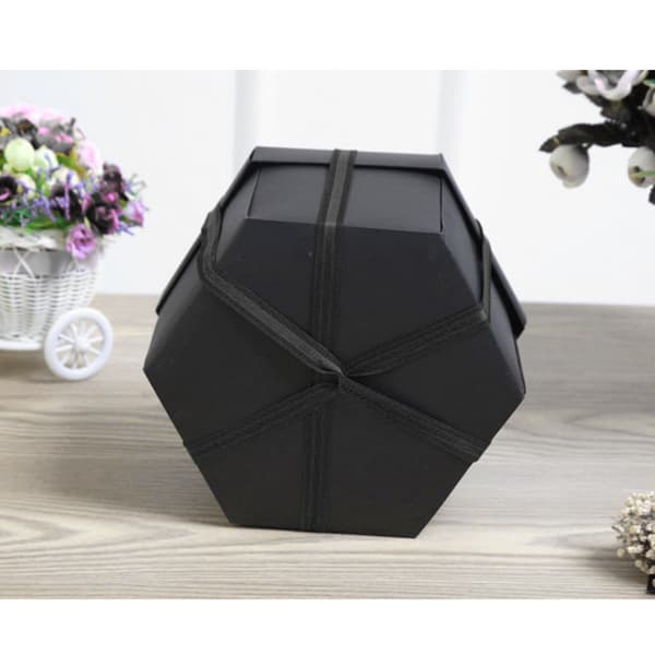 Explosion Box with Large Capacity Practical Stylish Black Explosion Gift Box for Engagement
