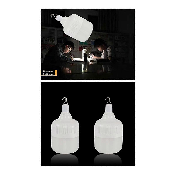 430W Camping-lamppu, 5 valaistustilaa, ripustettava telttalamppu, hätävalo, LED, USB ladattava Ni