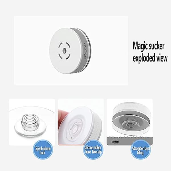 DXIA 4-armet sammenleggbar veggmontert håndkleholder, 180° roterende håndkleholder i rustfritt stål, grå