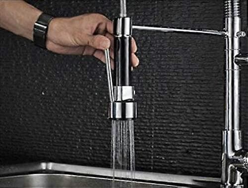 Modern Bathroom Kitchen Faucet Pull Up Universal Spray Head 1/2-inch Mixer Head Replacement Part, Chrome Finish [DB]
