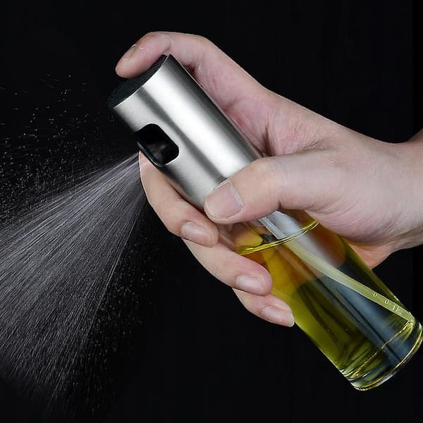 【LD】Oljesspray med graderad glasbehållare - Köksoljespray
