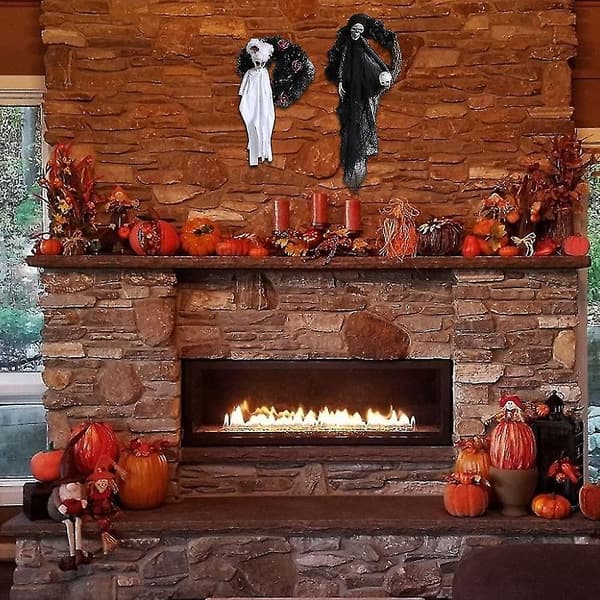 Halloween-koristeet seppele etuoven seppele/ulkoikkunan seppele