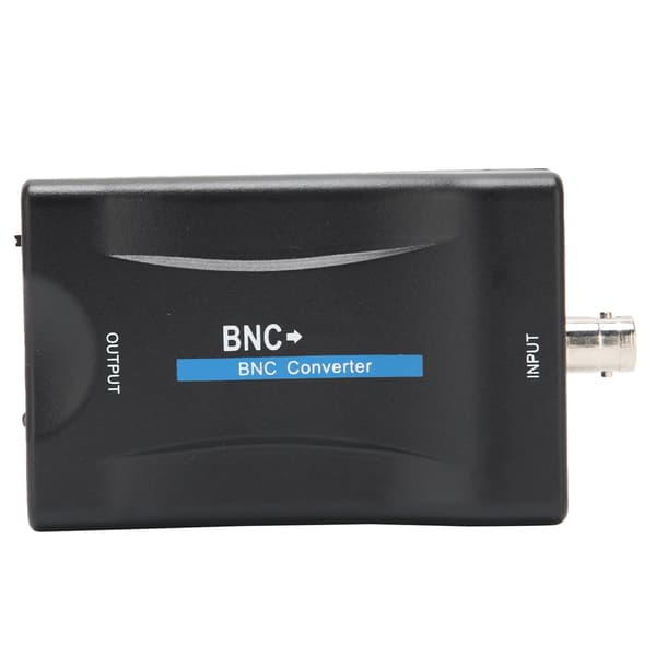 BNC til HDMI-omformer - 1080P/720P videokonvertering for High Definition Multimedia Interface-skjerm (svart)