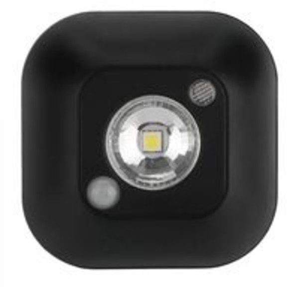 Motion Sensor Night Light, Mini Wireless LED Infrared Motion Sensor Battery Powered Night Light, (Black)