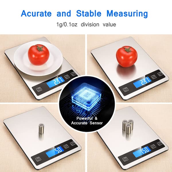 Electronic Kitchen Scale, 1g Precision Digital Food Scale in DXGHC