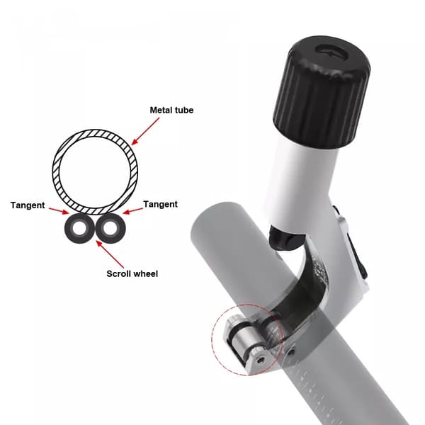 Sykkelgaffelkutter, rørkutter for sykkel, 6-42 mm, stål