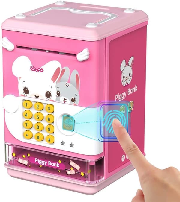Elektronisk sparbössa leksak - (Rosa uppladdningsbar version) Mini di