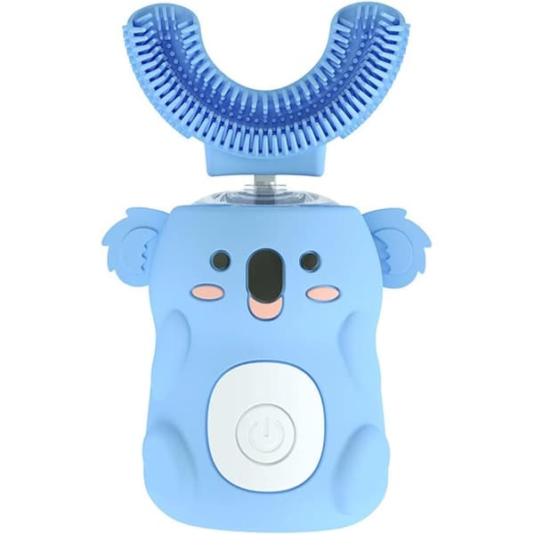 Elektrisk tannbørste for barn - U-formet modelldesign - Sonisk vibrerende hode - Oppladbart batteri - Morsom Koala-stil 1 style 1