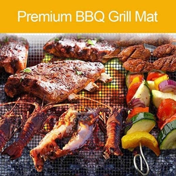 INF Grillnet/grillmåtte Non-stick Sort 3-pak