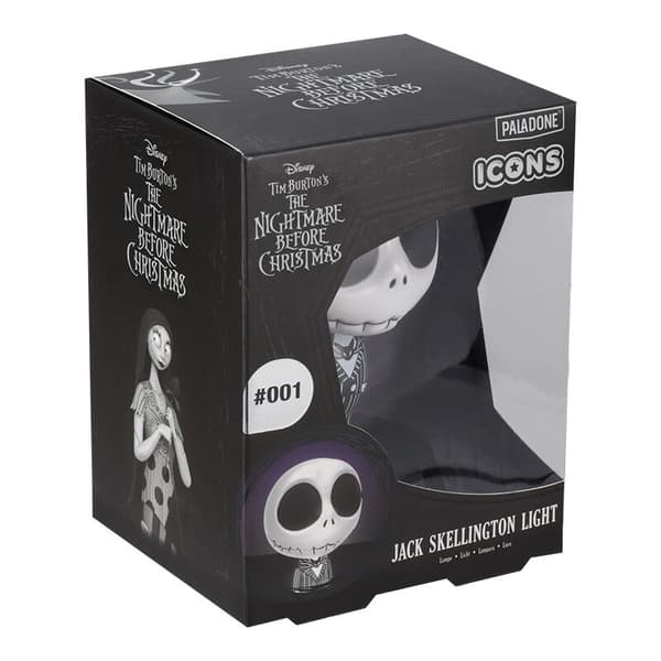 Nightmare Before Christmas Jack Skellington Ikonlampe 10 cm