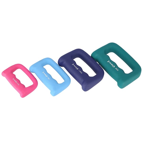Rosa Neopren Dipping Hantel 0,5 kg