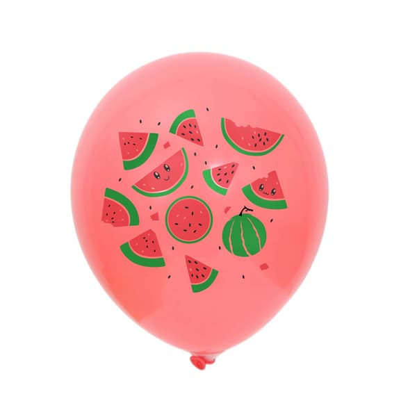 50 stk. vannmelonfestballonger, lateks, 12 tommer, dekorasjon til sommerbursdag