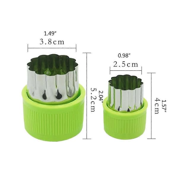 16 Pieces Vegetable Cutter with Comfortable Grip for Kids, Baking, and Kitchen Accessories, Interesting Cooking