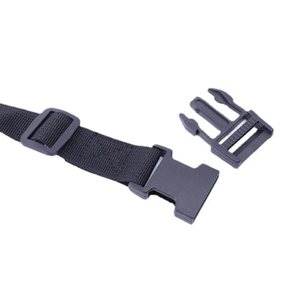 4 pcs Nylon Flat Side Buckles Non-slip Packing Belt Buckles Packing Straps with Adjustable Buckles for DIY Backpack Straps