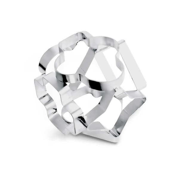 Kageudstikker 6 motiver IGenietti Silver silver
