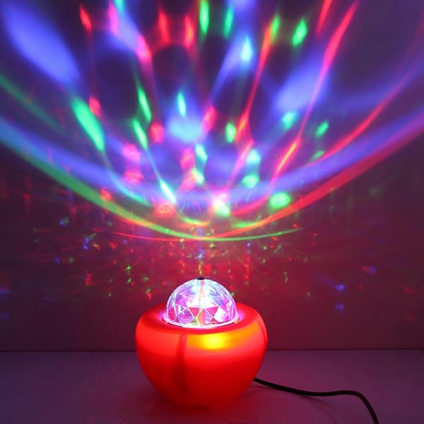 Nightmare Before Christmas RGB Roterende Bouncer-lygte USB-natlampe