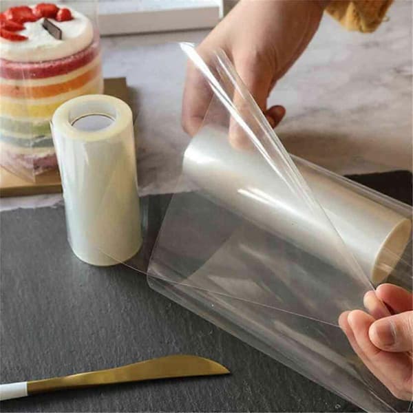 Cake Collar Transparent Cake Edge Protector Kitchen Cake Chocolate Candy Edge Film A