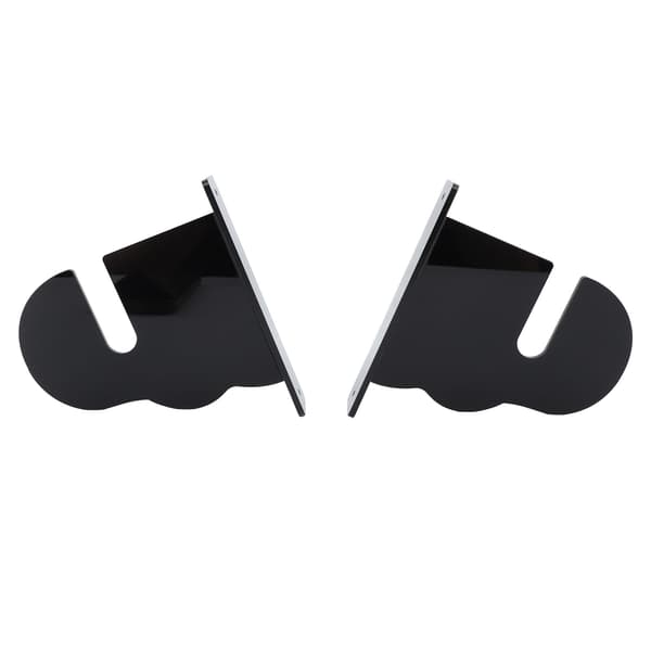 0193 Horisontelt Veggfeste for Skateboard Svart