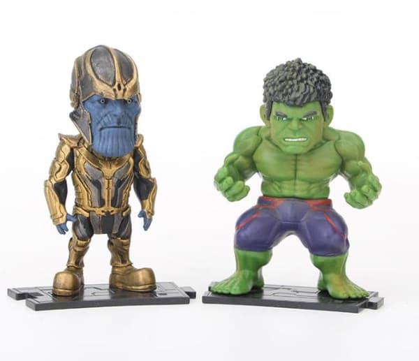 6-pakning Marvel Avengers Actionfigurer 7-8 cm-FX-