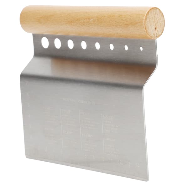 Dough Scraper with Handle, Multifunctional Kitchen Tool for Baking, Pizza, and Pastries