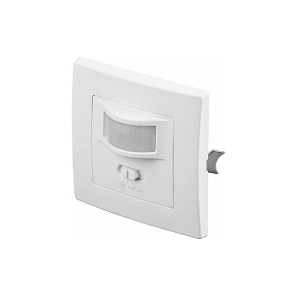 Veggstrømbryter 160° Innfelt Bevegelsesdetektor for Lamper, LED-lamper, Halogenlamper