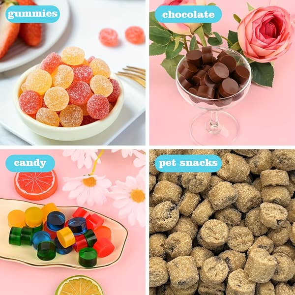 Stor silikoneform til slik, chokolade og gelé 88 stykker