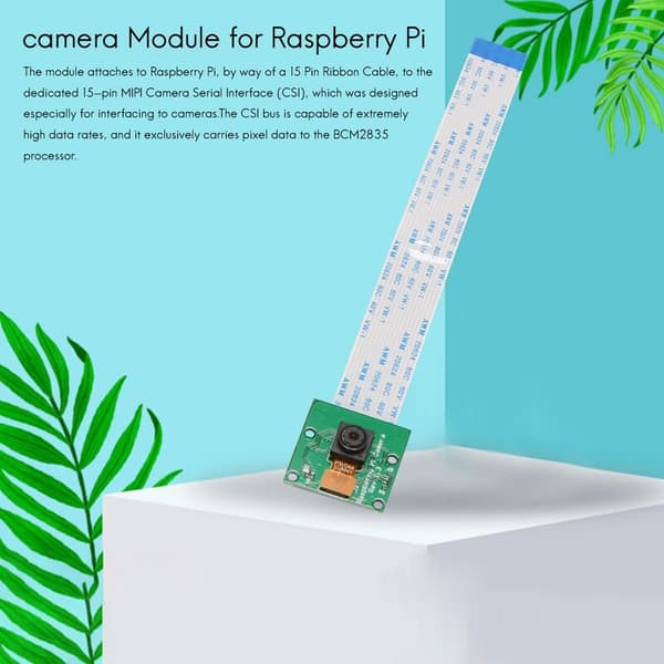 5 megapikselin videokameramoduuli Zero W/Zero/3 Model B/4B -kameralle