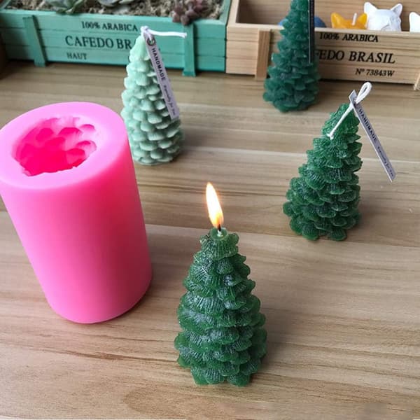 Ljus Dekorera Julgran Formverktyg 3D Julgran Sha