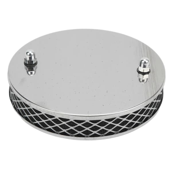 14x3cm High Flow Air Filter Chrome Metal Replacement for SU HS2 1? Inch Carburetor