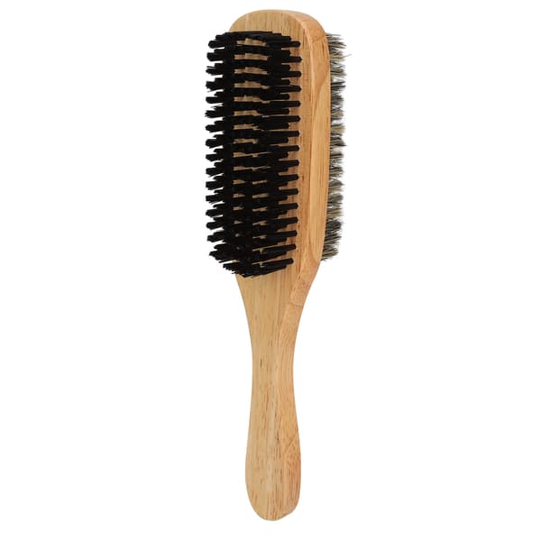Beard Brush Large Beech Wood Ergonomic Handle Portable Practical Moustache Brush for Salon & Home