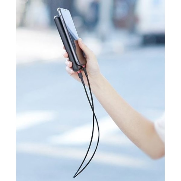 2M BASEUS USB-kaapeli - Type-C Punainen Musta black