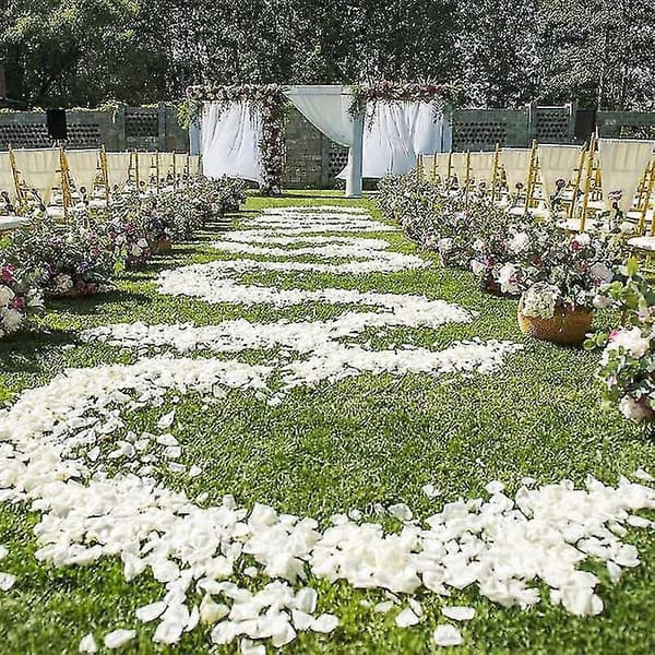 100 stk/sett Silkeblader Kunstige Blomsterblader For Bryllupsfest Hjem Hotell Valentinsdag Dekorasjon