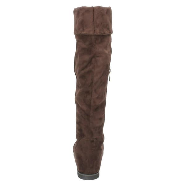 Naisten Spot On polvipituiset saappaat F4366