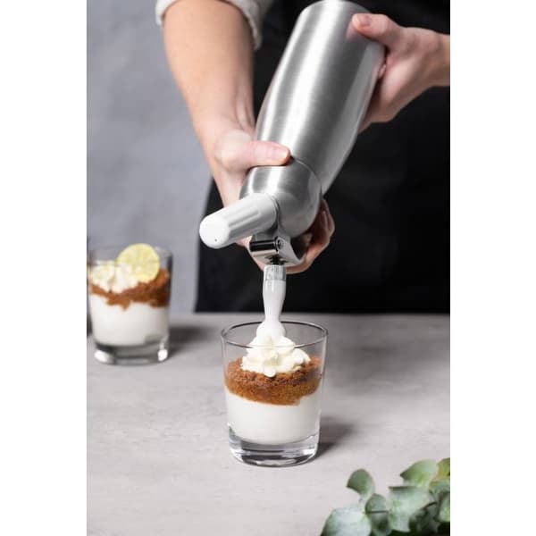 Kremdispenser 0,5 L, 3 dyser | Maku Kitchen Life Silver silver