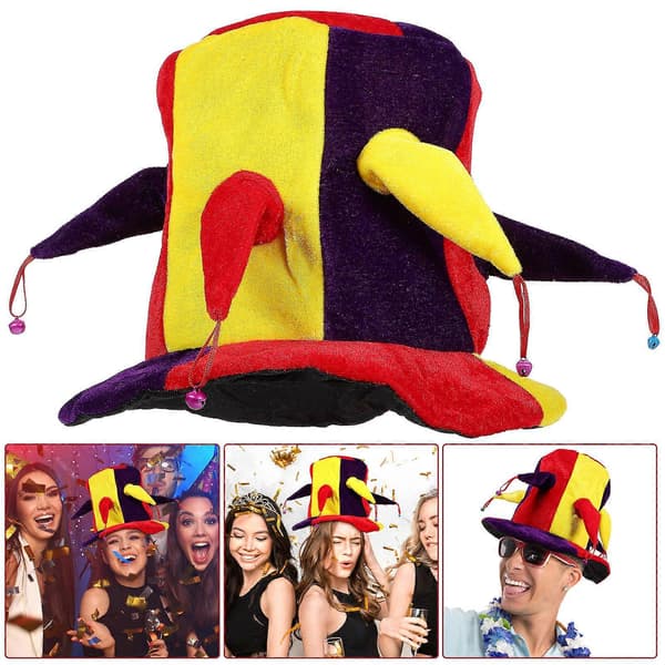 Cosplay-klovnihatut, kangasklovnihattu Halloween-juhliin, 3 kpl