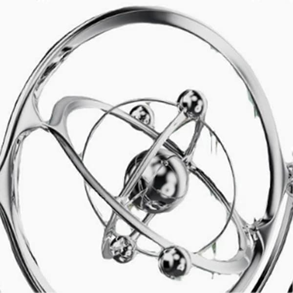 Earth Motion skrivebordsmodell roterende magnetisk planetarium-dekorasjon med USB