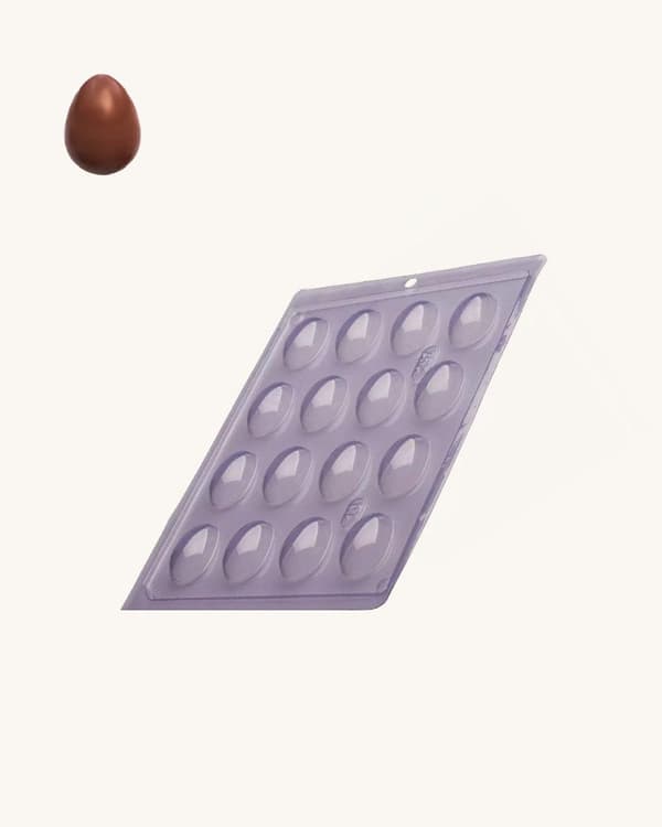 Pralinform Egg 10g Sjokoladeform - Porto Formas 297 Transparent transparent