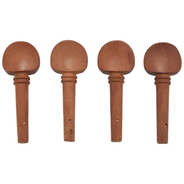 4 pcs 4/4 Size Violin Tuning Pegs Set Jujube Wood Replacement for 4/4 Size Violin