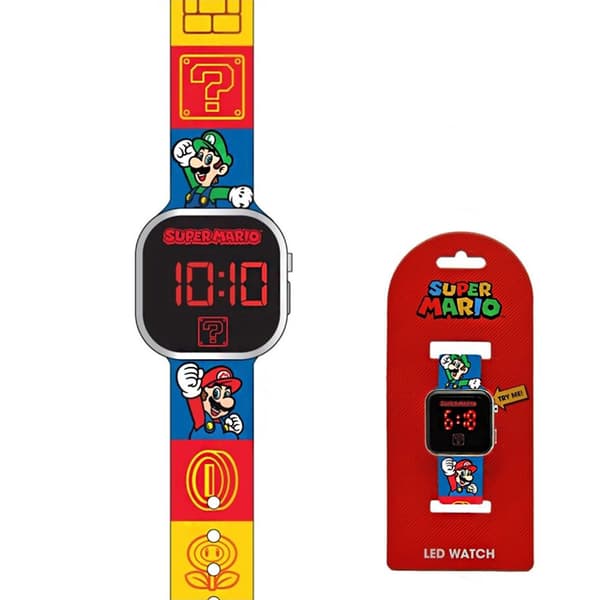 Super Mario Victory digital LED-klocka
