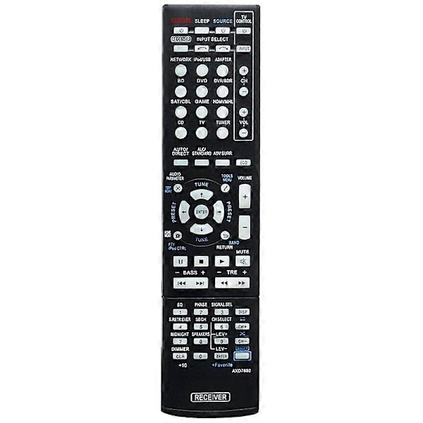 AXD7692 AV fjärrkontroll för Pioneer AV-receiver Fjärrkontroll VSX-823-K VSX-828-S VSX-528-S VSX-60 VSX-1