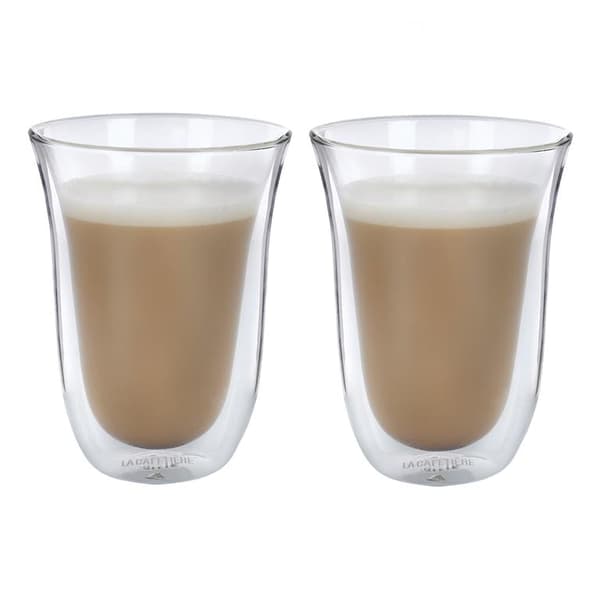 La Cafetière Dobbeltveggede Latteglass Sett - 2 stk.