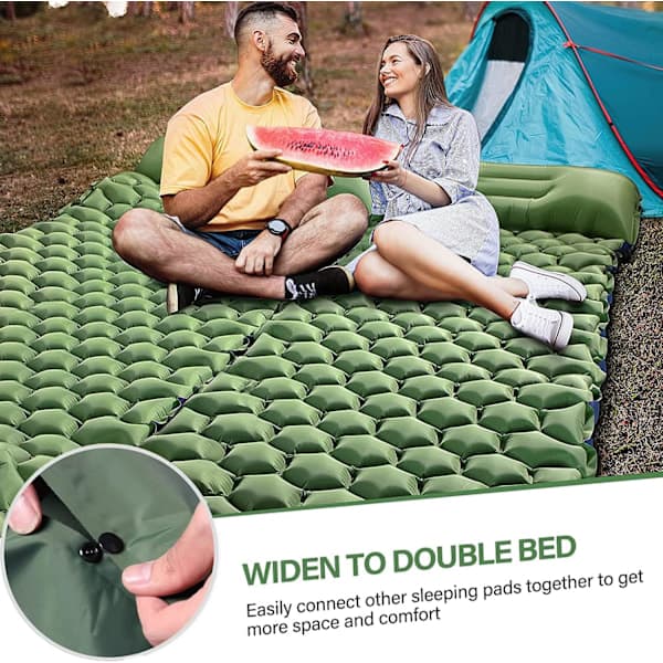 Self-inflating camping mattress, upgraded thickness 10 cm/4 \" self-inflating