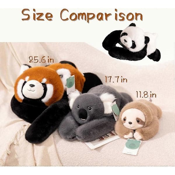 Vægtet tøjdyr Panda 30 cm, krammepude til angstlindring og søvnstøtte Panda 30cm