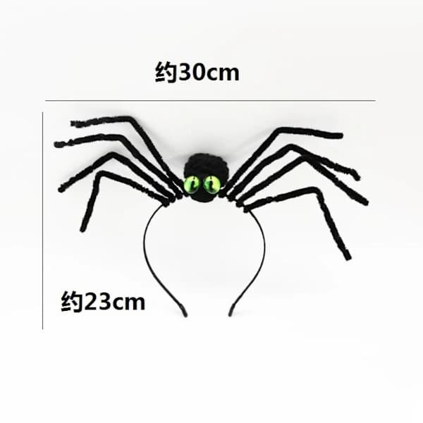 2 STK Halloween Pannebånd Halloween Hodeplagg GRØNN grønn