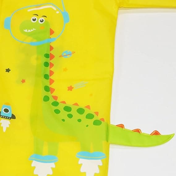 Barnregnjacka Regnponcho Regnjacka för barn och småbarn Vattentät Poncho Regnkläder Designer Gul