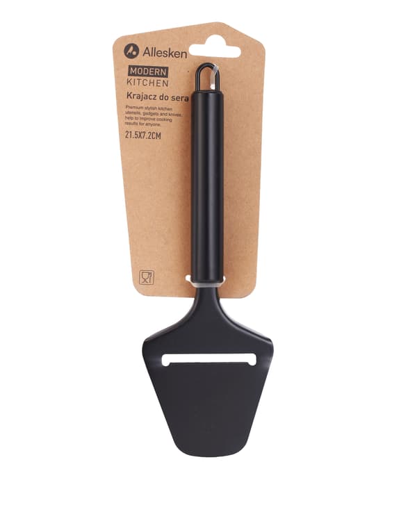 Ostskjærer i rustfritt stål Modern Kitchen 21,5 x 7,2 cm Svart 1 stk